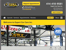 Tablet Screenshot of expertcarcareinc.com
